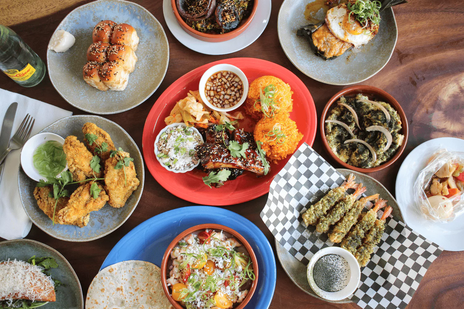 Table Spread of Classic Guam Dishes and Staples from Prubechu in Inner Mission