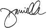 danielle lazier signature